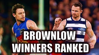 Brownlow Medal Winners Ranked [upl. by Ambrogio]