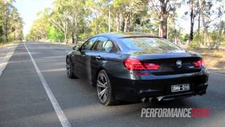 BMW M6 Gran Coupe engine sound and 0100kmh [upl. by Wilburt]