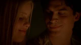 Rebekah And Damon Flirt At The Bonfire Party  The Vampire Diaries 3x06 Scene [upl. by Ceporah]