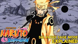 Six Paths Sage Mode Explained  Naruto [upl. by Nelda]