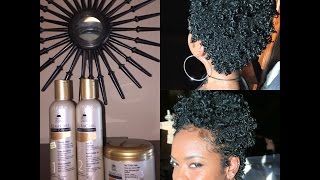 Fye Wash and Go Series 🔥 TUTORIAL Keracare Twist and Define Cream [upl. by Tivad]