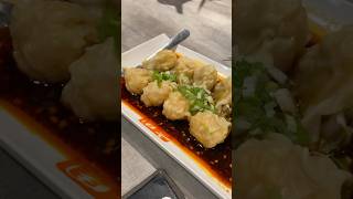 Spicy Wontons in Chilli Sauce youtubeshorts shortsfeed [upl. by Bat525]