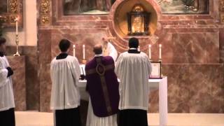 quot Rorate Caeli quot SATB with Gregorian Chant Advent Latin Schola 122213 [upl. by Leanora]