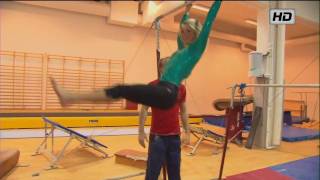 Therese Johaug  Exclusive Acrobatics Session [upl. by Ellynn]