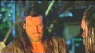 Robinson Crusoe 1997  clip about Bible and God [upl. by Elinnet]