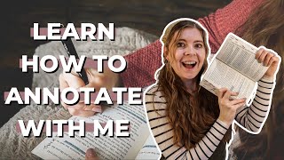 annotate a book with me for the FIRST TIME EVER  how to annotate books reading vlog [upl. by Jennings]