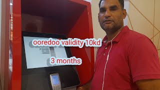 ooredoo validity recharge  kuwait [upl. by Inohs]