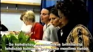 Spice Girls  Spiceworld Tour Interview  Helsinki Finland  Jyriki 250598 [upl. by Delmer]