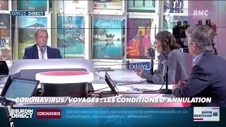 Coronavirus et voyages quelles sont les conditions dannulations [upl. by Aehtela]