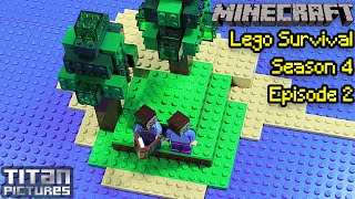 Lego Minecraft Survival  Season 4  Episode 2 [upl. by Klarika]