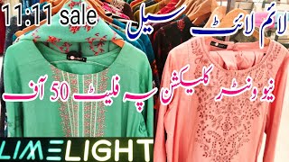 LimeLight Winter sale Flat 50 oFF  LimeLight sale and new collection 2024 [upl. by Akinad]