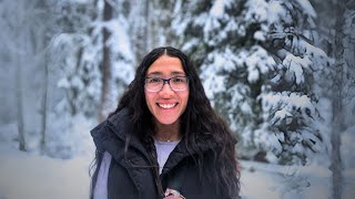 Colombian Girl Experiences Snow For The First Time [upl. by Elbas]