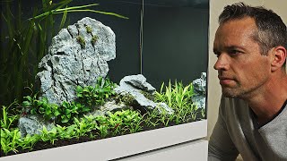 LowTech Iwagumi Aquascape with Easy Plants  OASE StyleLine 85 [upl. by Onia363]