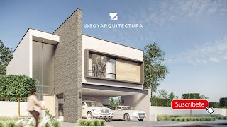 Descubre los Planos de Casa Moderna de Lujo de 2 Pisos con Diseño Exquisito y Renders Detallados ⭐ [upl. by Oiretule]