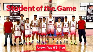 Andwil Yap  1st MSYL game studentofthegame 16U 11Feb2024 [upl. by Metcalf946]