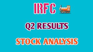 IRFC Q2 RESULTS🔴IRFC STOCK ANALYSIS🔥IRFC🔮Q2 RESULTS⚡STOCK MARKET  STOCK MARKET PLANNER [upl. by Ruthanne811]