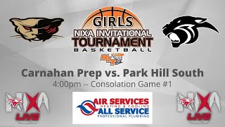 Girls NIT Basketball  Carnahan Prep vs Park Hill South  Consolation 1 [upl. by Saxon970]