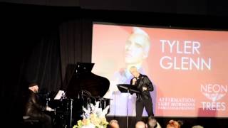 Tyler Glenn of the Neon Trees sings the hymn quotWhere Can I Turn For Peacequot [upl. by Rekab]