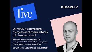 Haaretz Live webinar Covid19 and the relationship between US Jews and Israel [upl. by O'Toole809]