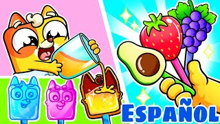 Familia de dedos de piruleta 🍭🥑🍓🍇  Más Canciones Infantiles por Baby Ringo Español [upl. by Idona709]