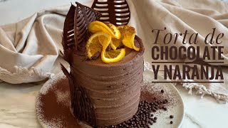 TORTA DE NARANJA Y CHOCOLATE SÚPER HÚMEDA Y CREMOSA [upl. by Ylrae]