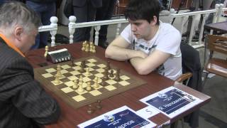 20131111 Karpov  Nepomniachtchii Aeroflot open  2013 14 Final [upl. by Grindlay170]