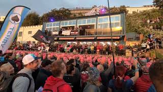 Ironman Wales 2022 beach start Thunderstruck [upl. by Granville662]