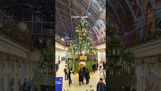 DEFYING GRAVITY london travel londonchristmaslights2024 wickedthefilm christmastree [upl. by Pubilis]