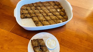 Kibbeh Bil Sanieh One Pan Oven Baked Kibbeh Recipe With Rice Flour Rice Kibbeh  Gluten Free Kibbeh [upl. by Orpheus453]