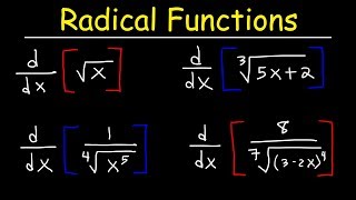 Derivatives of Radical Functions [upl. by Orrin440]