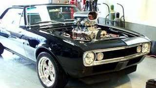 Blown 67 Camaro start up [upl. by Adlemy511]