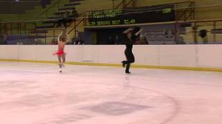 12 Lauri BONACORSITravis MAGER USA  ISU JGP Trofeo WLombardi 2011 Junior Ice Dance Short Dance [upl. by Bluma]