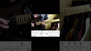 Solo de Whiplash Tabs Tablatura guitarra shred kirkhammett tabs [upl. by Mara]