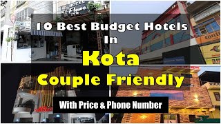 10 Best Budget Couple Friendly Hotels In Kota  कोटा में सस्ते होटल [upl. by Inverson]