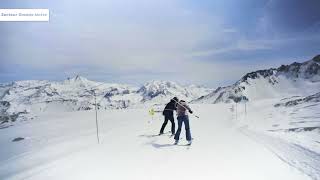 Piste Génépy  Domaine Tignes  Val dIsère [upl. by Alel]