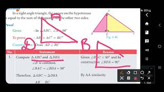 10th maths  Pythagoras theorem [upl. by Adelaida]