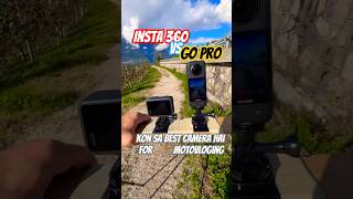 Insta360 vs Go pro ytshorts insta360 gopro motovlog bikeing rider [upl. by Aspia]