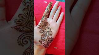 New Mehndi designs Front Hand simple mehndi short yt [upl. by Otrebire]