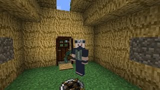 Minecraft TerraFirmaCraft 4 House Building In The Woods [upl. by Isdnil]