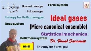 Microcanonical ensemble for ideal gas  L17  Statistical Mechanics [upl. by Aivin]