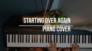 Starting Over Again  Natalie Cole  Piano Cover [upl. by Adnirod]