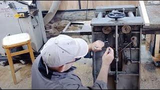 How to adjust PLANER FEED ROLLERS and why it is important  woodworking in 2020 [upl. by Melamie]