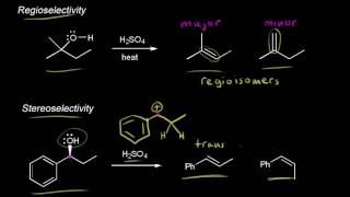 Regioselectivity stereoselectivity and stereospecificity [upl. by Almond262]