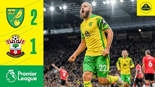 HIGHLIGHTS  Norwich City 21 Southampton [upl. by Pomona]