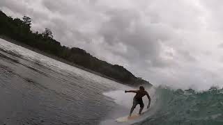 pavones surfing big swell epic conditions may 2023 [upl. by Aniroc]