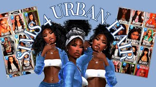 BEST URBAN CC HAIR PART 3💇🏾‍♀️ GET YOUR SIMS THE BEST HAIRSTYLES 💇🏾‍♀️ FOLDER AND CC LINKS BELOW [upl. by Wulf]