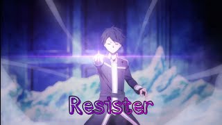 『Lyrics AMV』Sword Art Online Alicization OP 2 FULL 【RESISTER】 [upl. by Yetnom]