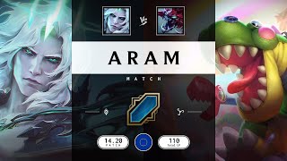 ARAM Match Super Viego vs Super ChoGath  EUW server Patch 1420 [upl. by Aitnic810]