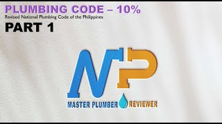 PART 1 Master Plumber Review  PLUMBING CODE [upl. by Robbi]