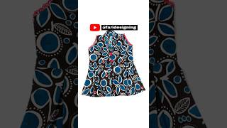 Shawl Collar Neck Inverted Box Pleated Baby Frock babyfashion babyfrockdesign [upl. by Thanasi]